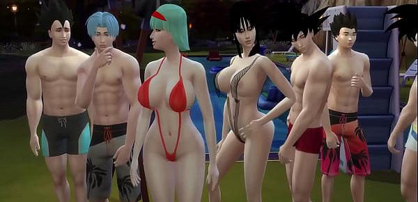 trendsMilk Madre y Esposa Epi 4 Orgia en la Piscina Bulma y Chichi Hermosas Esposas Comparten sus Hijos y hacen una Orgia la Follan por el Culo Como Unas Perras Hentai